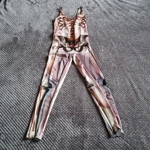 Blackmilk xs musculoskeletal muscle skeleton suit